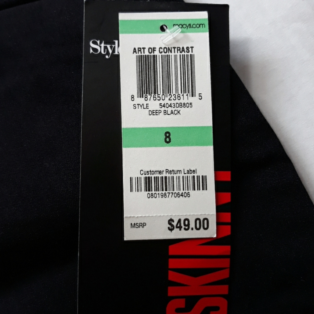 Style&Co. Black Skinny Pants - Picture 5 of 8